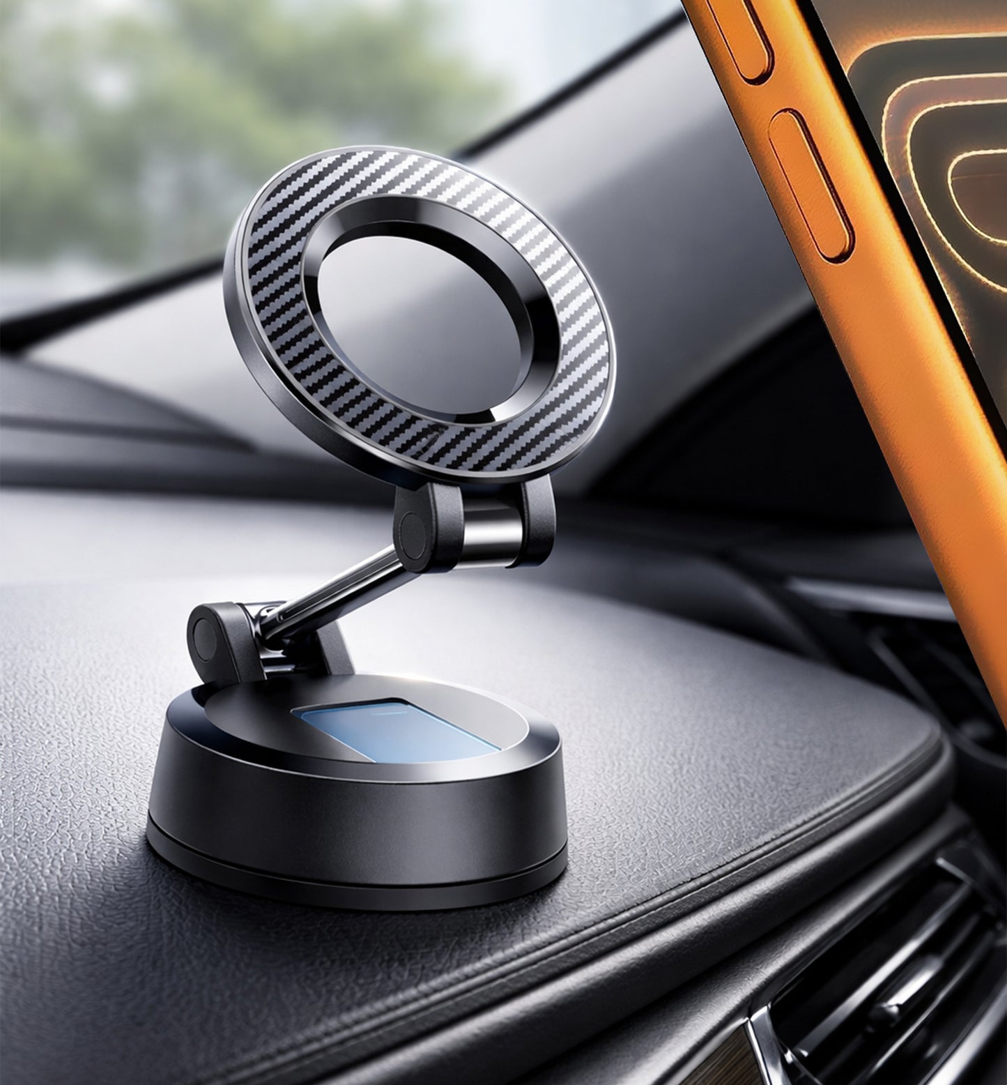 Soporte Celular Para Auto Magnetico Fuerte Iman MagSafe Iphone Android Sopore Premium Giro 360º