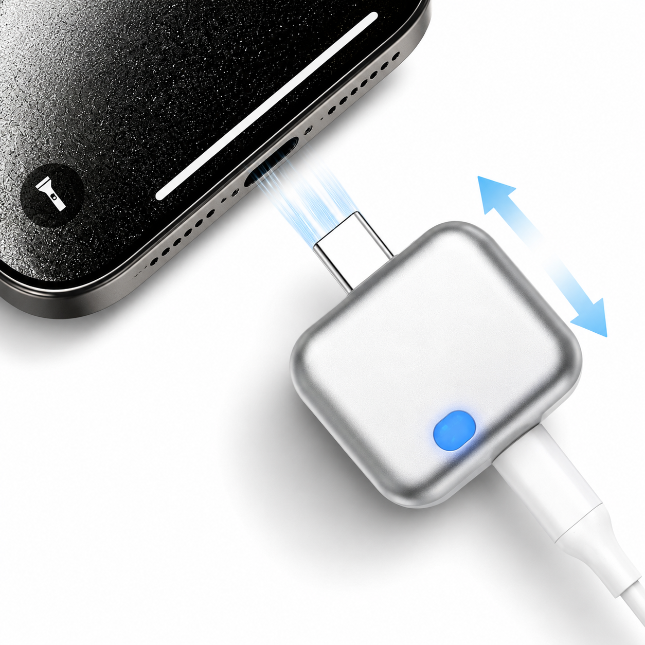 CutCharge Pro™ | Desconector Inteligente USB-C con Corte Automático de Carga al 100% para Protección de Batería