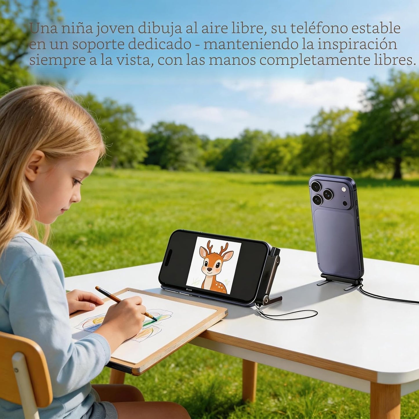 NUEVO | Cable de carga súper rápida 240W con Soporte plegable TIPO-C para IPhone Android