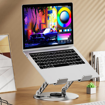 Soporte de escritorio para Laptop con Base Giratoria en 360º