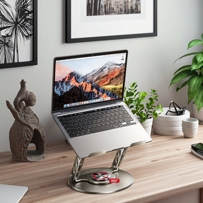 Soporte de escritorio para Laptop con Base Giratoria en 360º