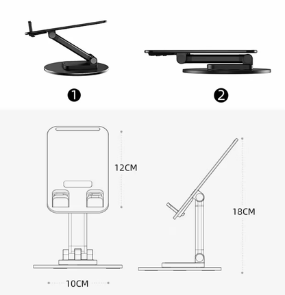 Soporte de Escritorio 360º Plegable