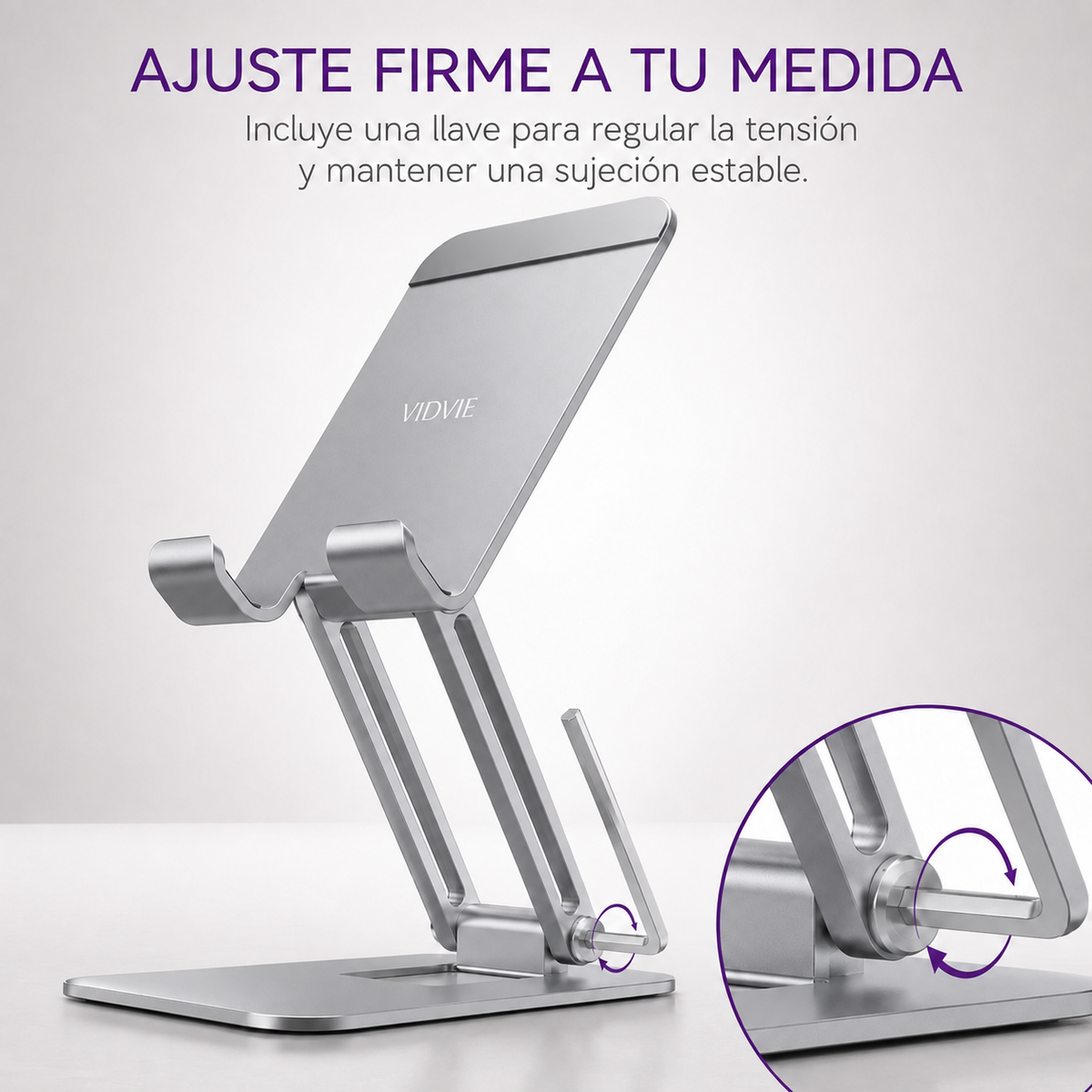 Soporte Celular De Escritorio Oficina Metalico Portatil Tablet y Ipad
