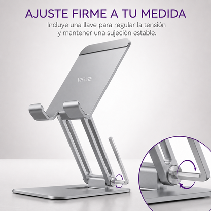 Soporte Celular De Escritorio Oficina Metalico Portatil Tablet y Ipad