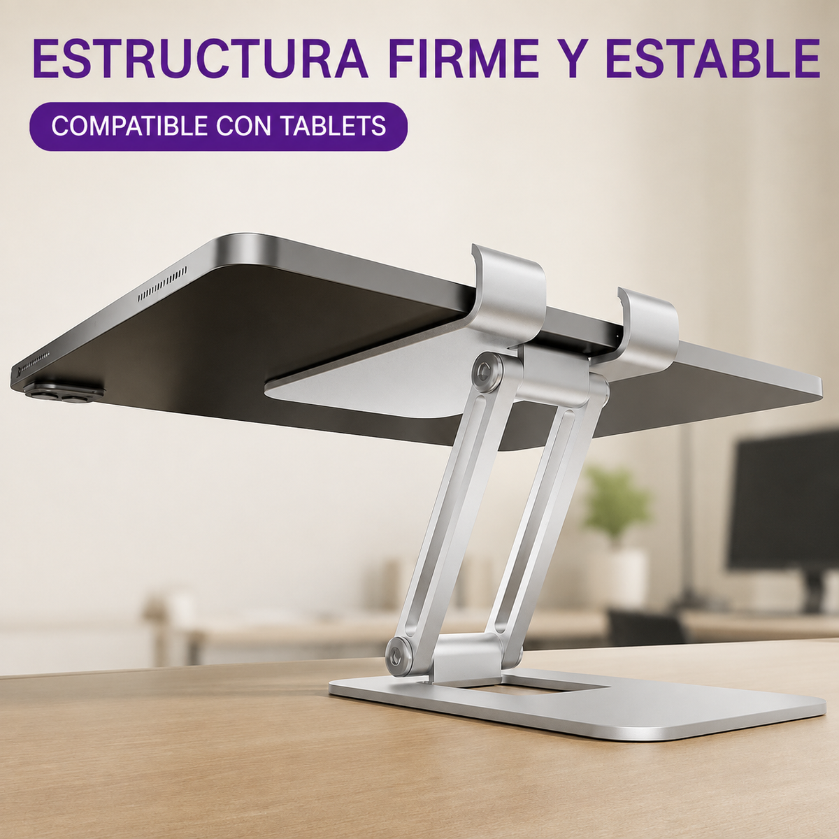 Soporte Celular De Escritorio Oficina Metalico Portatil Tablet y Ipad