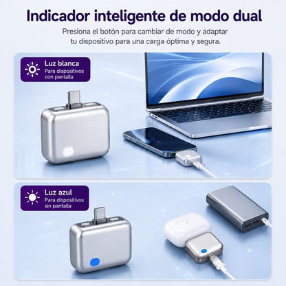 CutCharge Pro™ | Desconector Inteligente USB Tipo-C Corte Automático de Carga al 100% para Protección de Batería