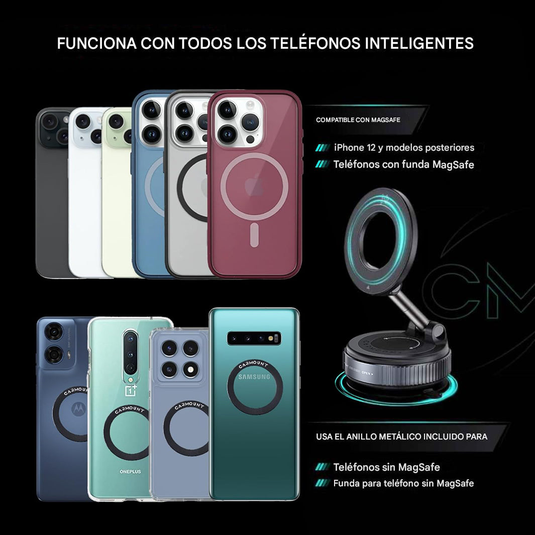 Original MagGrip 360™ | Soporte Celular Magnético IPhone y Android Nano Gel