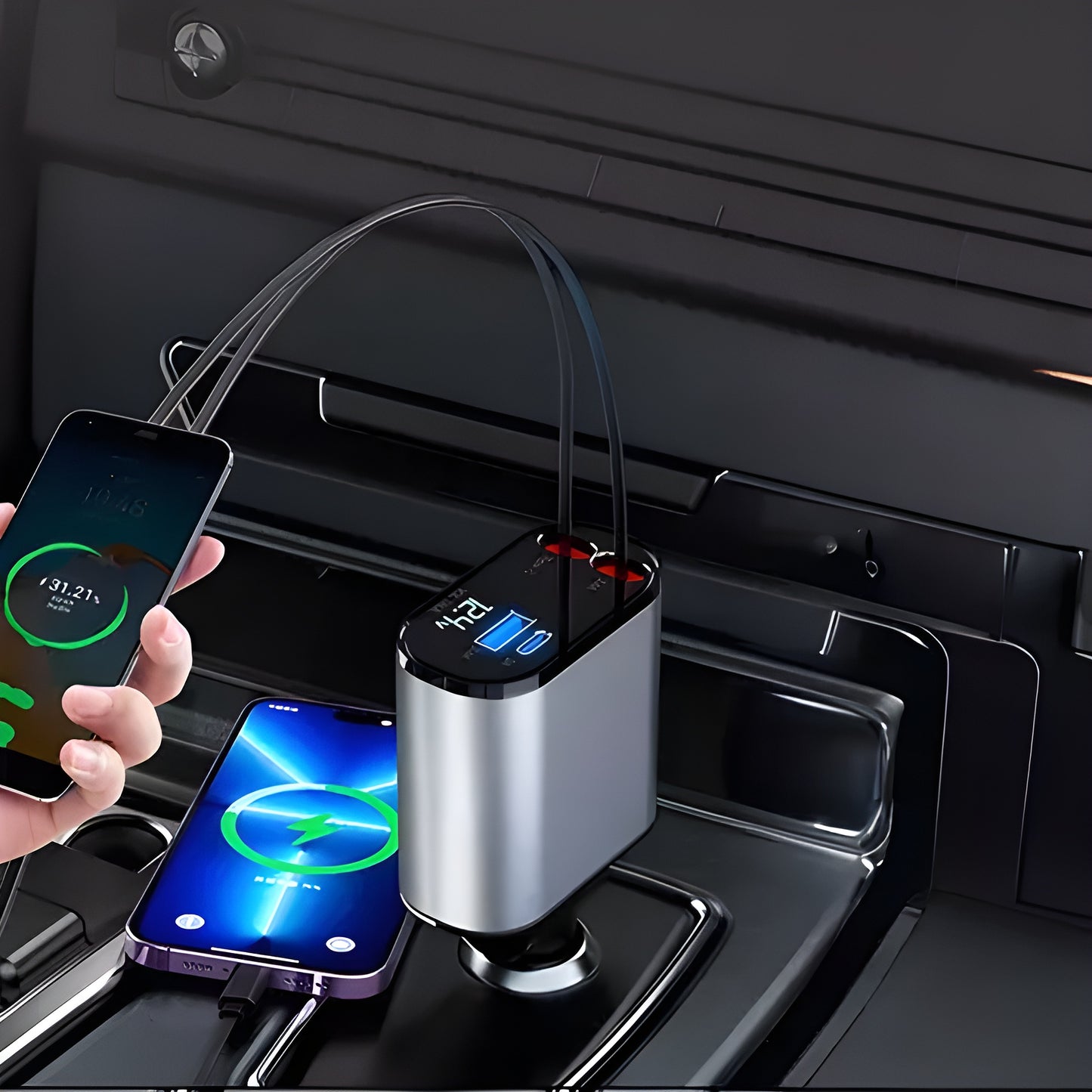 Super Charger™ | Cargador Retráctil 4 en 1 de Carga Rapida
