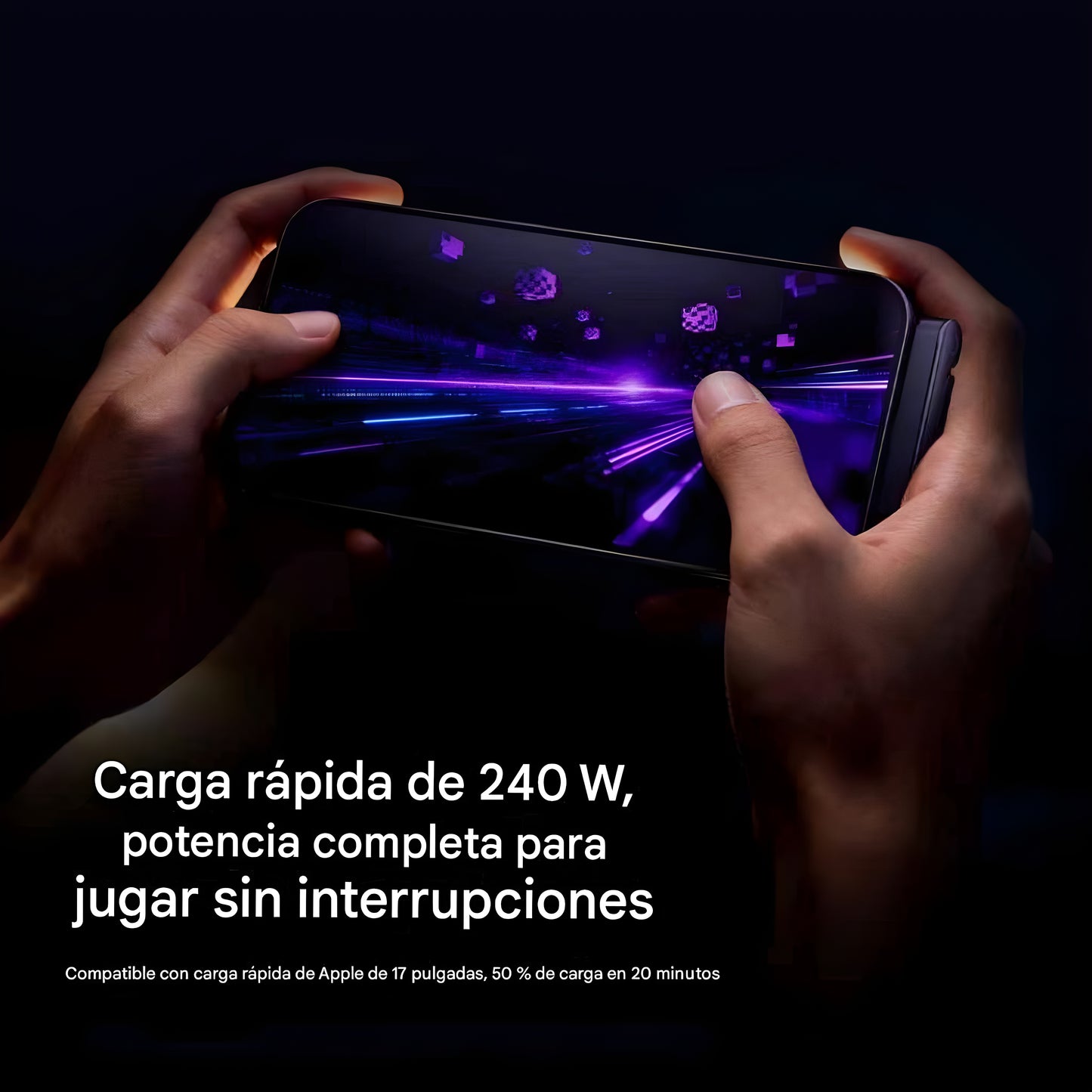 NUEVO | Cable de carga súper rápida 240W con Soporte plegable TIPO-C para IPhone Android