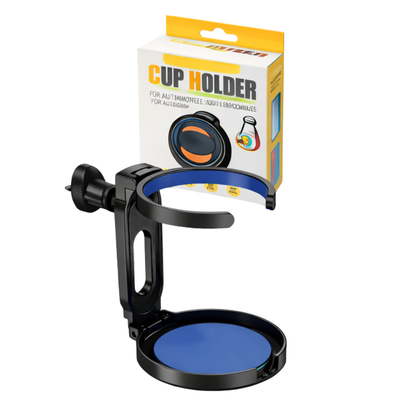 Soporte Portavasos Plegable Para Auto Rejilla Ventilación Naranja