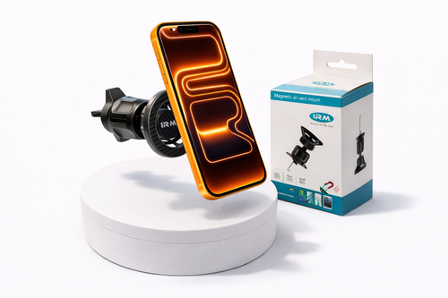 Soporte Celular Para Auto Magnetico Magsafe Rejilla Iphone Android Negro