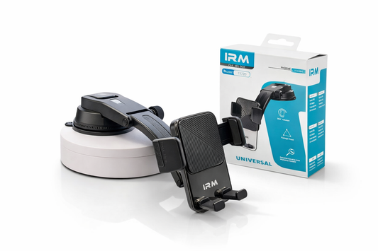 Soporte Celular Para Auto Ventosa Fuerte Iphone Android Negro Giro 360º