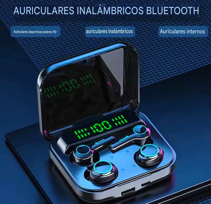 DualWave™ M21 | Auriculares dobles con sonido HiFi, powerbank integrado y cancelación ENC.