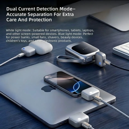CutCharge Pro™ | Desconector Inteligente USB-C con Corte Automático de Carga al 100% para Protección de Batería
