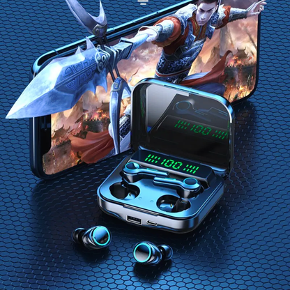 DualWave™ M21 | Auriculares dobles con sonido HiFi, powerbank integrado y cancelación ENC.